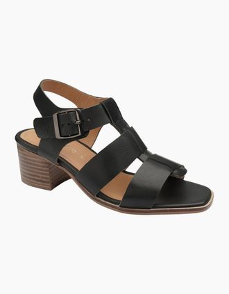 Ravel Womens Togston Womens Heeled Sandals - Black - Size: 7