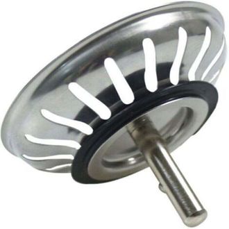 OEM Cesta De Desag&uuml;e Para Fregadero De Cocina - 80 Mm - Colador Universal De Acero Inoxidable - Tap&oacute;n De Cesta Emergente - Apto Para Lavavajillas - No Se 