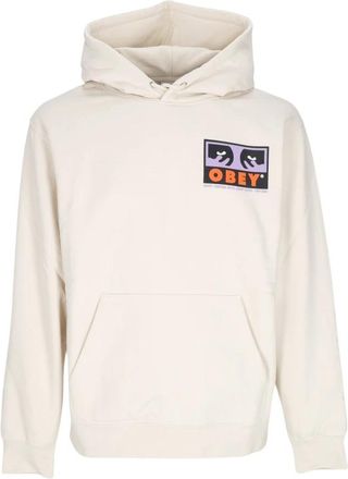 Obey Premium Hoodie voor Mannen - Heren - Hoodies - Beige - M - Katoen - Hoodies & sweatvesten
