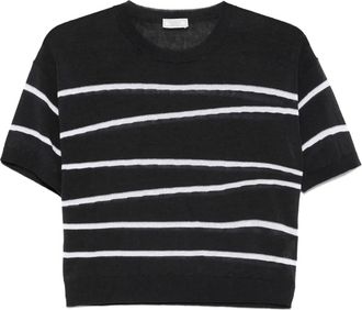 PESERICO T-shirt a righe - Blu