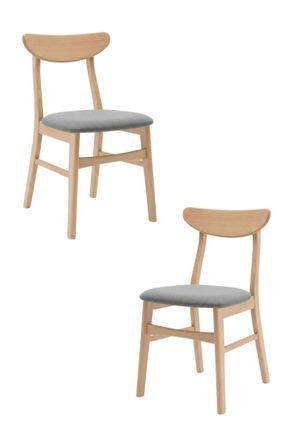 Regalos Miguel Sillas Comedor - Pack 2 Silla Zenit - Gris