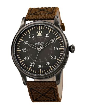 August Steiner Mens Canvas Watch