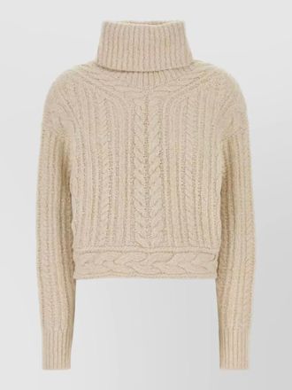 Isabel Marant brenda turtleneck cable knit sweater