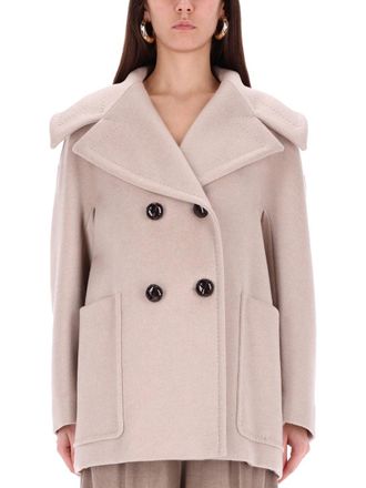Max Mara Double-Breasted Coat Mario