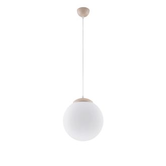 Sollux Lighting L&aacute;mpara colgantes taupe acero/vidrio alt. 120 cm