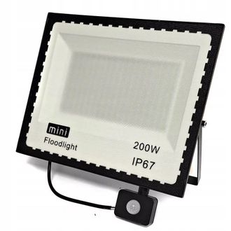 OEM Proyector Hal&oacute;geno Led Con Sensor De Movimiento 200w Ip
