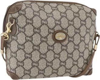 Gucci Pre-owned Cross Body Bags, female, Beige, Size: ONE SIZE Pre-owned Plastic Crossbody Bag