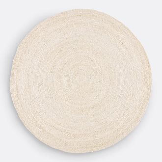 La Redoute Interieurs Rond tapijt in gebleekte jute, Aftas