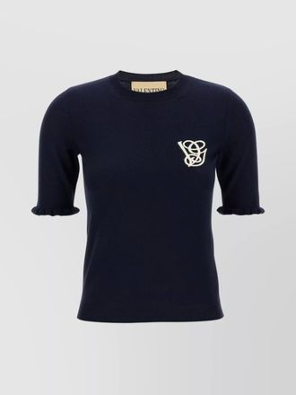 Valentino Garavani virgin wool embroidered t-shirt