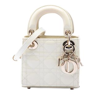 Dior Pre-owned Dior Micro Patent Cannage Lady Dior Ladies UD97ZODHBQWNOILP