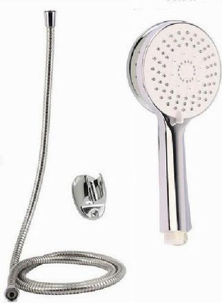 Trade Shop Trade Shop - Kit Teleducha Multichorro Ba&ntilde;era Rociador 1,8 M Soporte 79364