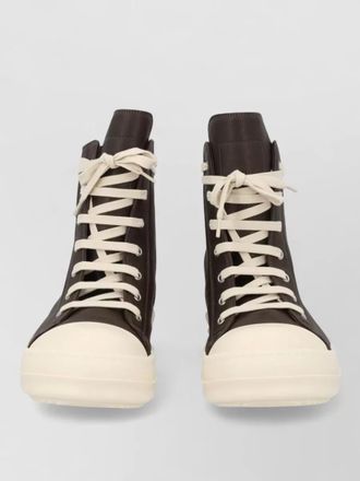Rick Owens leather sneaker boots
