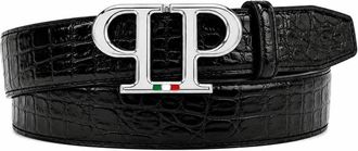 Philipp Plein Belts - Heren - Riemen - Zwart - 105 CM - Accessoires