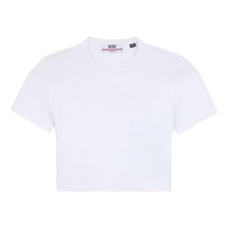 GCDS Gcds, Donna, Top, Bianco, L, new