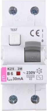 OEM Disyuntor Diferencial 2p 6a B 003a Tipo Ac Kzs2m 002173101