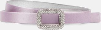 Roger Vivier Viv Choc embellished satin belt