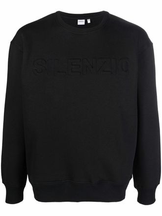 Aspesi Sweater met logoprint - Zwart