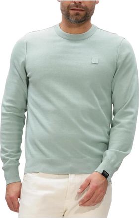 Butcher of Blue Clifden Co Crew - Heren - Ronde hals truien - Groen - XL - Katoen - Truien & Vesten