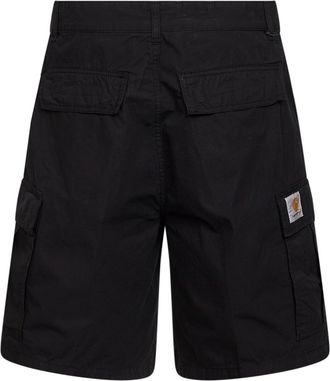 Carhartt Work in Progress Mens Cargo Shorts Black Cotton
