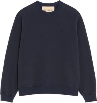 Valentino Garavani Hombre, Sudaderas, Azul, Talla: L