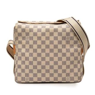 Louis Vuitton Pre-owned Cross Body Bags, female, White, Size: ONE SIZE Pre-owned Vintage Canvas Crossbody Bag