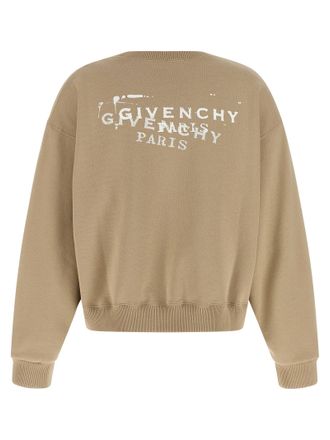Givenchy Logo Stamp Sweatshirt - Beige