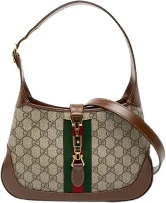 Gucci Pre-owned Shoulder Bags, female, Beige, Size: ONE SIZE Pre-owned The Jackie 1961