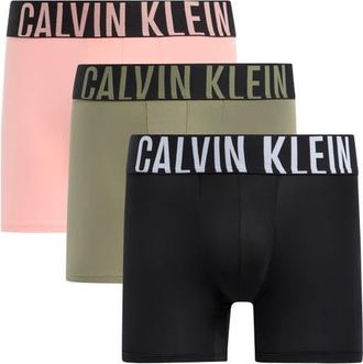 Calvin Klein 3-Pack Intense Power Microfiber Boxer Briefs in Ub1/ldi/4S2 at Nordstrom, Size X-Large