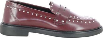 Steve Madden Bordeaux Harloe Damesschoenen - Dames - Loafers - Rood - 40 EU - Schoenen