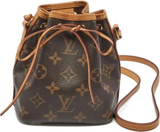 Louis Vuitton 2017 Noe bucket-tas met monogram - Bruin