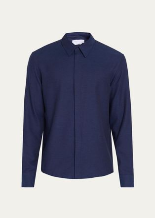 Gabriela Hearst Mens Cotton & Cashmere Shirt