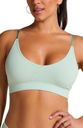 Hunkem&ouml;ller Dianne Bralette in Harbor Gray at Nordstrom, Size X-Large