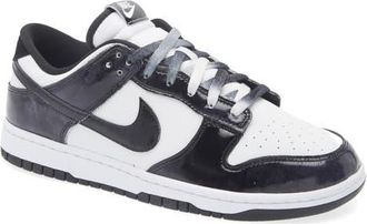 Nike Dunk Low SE Basketball Sneaker in White/Black at Nordstrom, Size 12