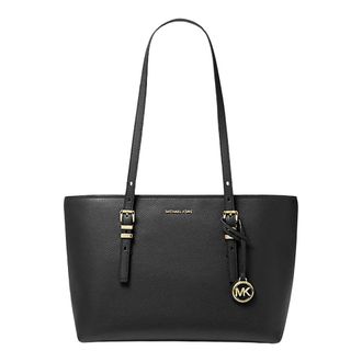 Michael Kors Tote Bags, female, Black, Size: ONE SIZE Structured Quinn Tote Bag