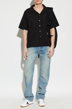 Rhude Jeans With vintage Effect, Mens, Blue