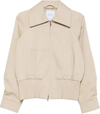 Patou Zip-fastening Pointed-collar Jacket