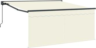 vidaXL Toldo Retr&aacute;ctil Crema 300 X 250 Cm Tela Vidaxl