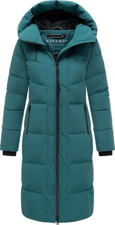 Navahoo dames wintermantel SCHOKOKUSS - elegant, warm & functioneel