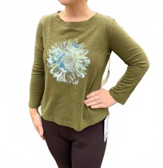 Habitat Destination Sunflower Boxy Tee In Green