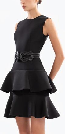 Saiid Kobeisy Midi Ruffled Dress