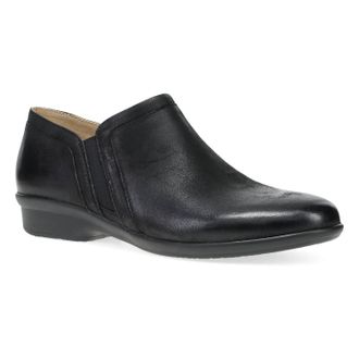 Dansko Womens Cheryl Ankle Booties In Black Burnished Nubuck