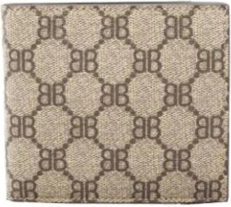 Balenciaga Pre-owned Wallets, male, Beige, Size: ONE SIZE Pre-owned Vintage Bi-fold Wallet