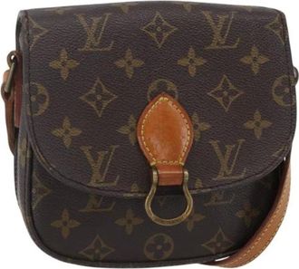Louis Vuitton Pre-owned Cross Body Bags, female, Brown, Size: ONE SIZE Pre-owned Vintage Canvas Cross Body Bag