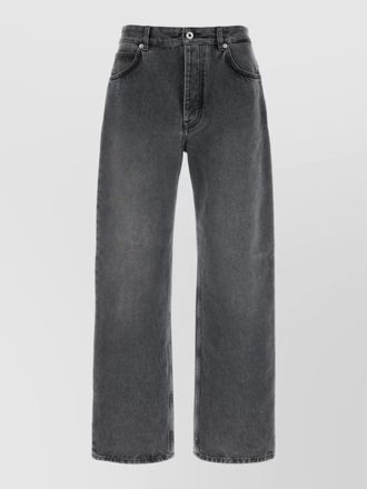 Loewe wide leg denim jeans belt loops pockets