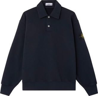 Stone Island LS Long-Sleeve Polo Shirt