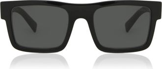 Prada PR 19WSF Asian Fit 1AB5S0 Mens Sunglasses Black Size 52