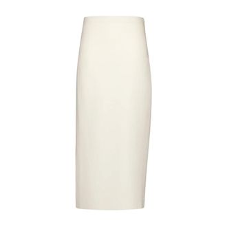 Gabriela Hearst Midi Skirts, female, Beige, S, Elegant Ivory Knit Maxi Skirt