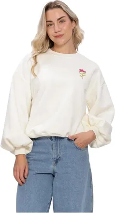 Ydence Ydence, Dames, Sweatshirts & Hoodies, Beige, Maat: XL