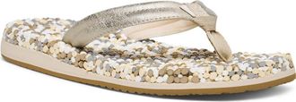 Sanuk Bubblecush Flip Flop in Silver at Nordstrom, Size 11