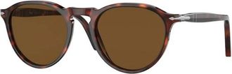 Persol Authentieke Stijlvolle Zonnebril Premium Kwaliteit Service - unisex - Zonnebrillen - Bruin - 51 MM - Accessoires